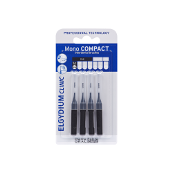 CLINIC MONO COMPACT BLACK 0.35MM 4ΤΕΜ