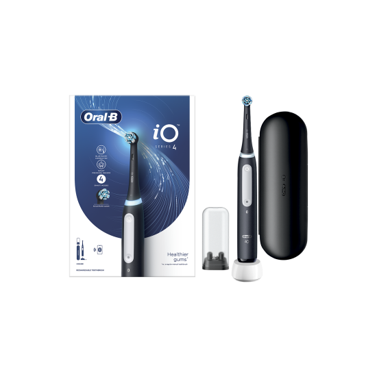 BRAUN iO 4 MAGNETIC BLACK + TRAVEL CASE BRAUN iO 4 MAGNETIC BLACK + TRAVEL CASE