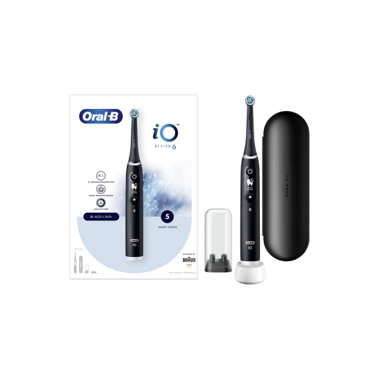 BRAUN iO 6 MAGNETIC BLACK LAVA BRAUN iO 6 MAGNETIC BLACK LAVA