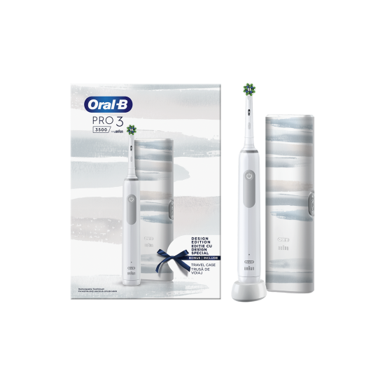 BRAUN PRO 3 3500 WHITE DESIGN EDITION + ΘΗΚΗ ΤΑΞΙΔΙΟΥ BRAUN PRO 3 3500 WHITE DESIGN EDITION + ΘΗΚΗ ΤΑΞΙΔΙΟΥ