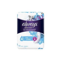 DISCREET LADY PADS LONG 10TEM DISCREET LADY PADS LONG 10TEM