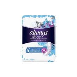 DISCREET LADY PADS LONG PLUS 8TΕΜ DISCREET LADY PADS LONG PLUS 8TΕΜ