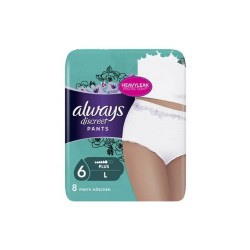 DISCREET LADY PANTS LARGE 8TEM DISCREET LADY PANTS LARGE 8TEM