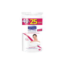 ΟΒΑΛ ΔΙΣΚΟΙ ΝΤΕΜΑΚΙΓΙΑΖ ΔΙΠΛΗΣ ΟΨΗΣ DAILY CLEAN 40ΤΕΜ + ΔΩΡΟ 25ΤΕΜ