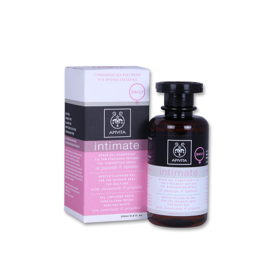 INTIMATE DAILY GEL ΚΑΘΑΡΙΣΜΟΥ ΜΕ ΧΑΜΟΜΗΛΙ ΚΑΙ ΠΡΟΠΟΛΗ 200ML INTIMATE DAILY GEL ΚΑΘΑΡΙΣΜΟΥ ΜΕ ΧΑΜΟΜΗΛΙ ΚΑΙ ΠΡΟΠΟΛΗ 200ML