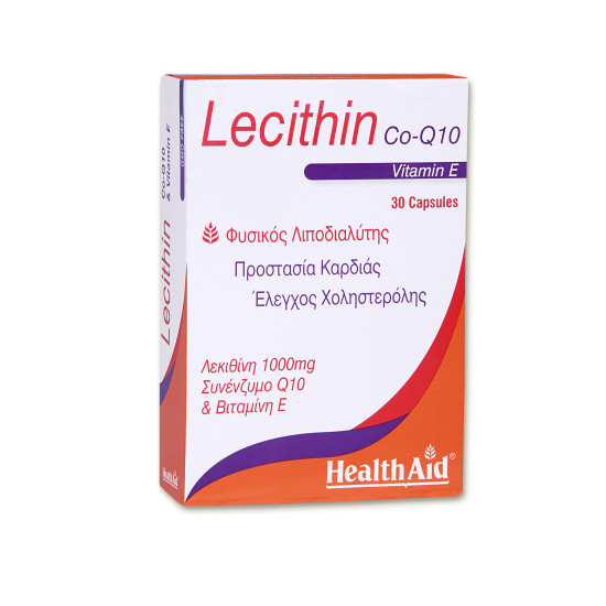 LECITHIN WITH Co-Q10 & VITAMIN E 30CAPS LECITHIN WITH Co-Q10 & VITAMIN E 30CAPS
