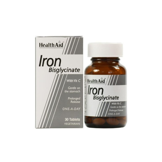 IRON BISGLYCINATE WITH VITAMIN C 30TABS IRON BISGLYCINATE WITH VITAMIN C 30TABS