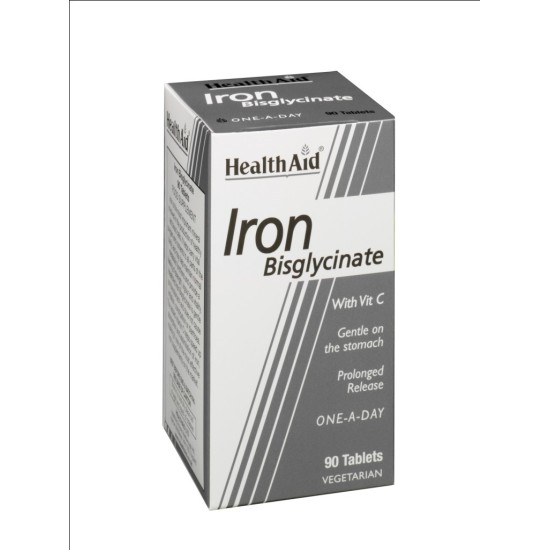 IRON BISGLYCINATE WITH VITAMIN C 90TABS IRON BISGLYCINATE WITH VITAMIN C 90TABS