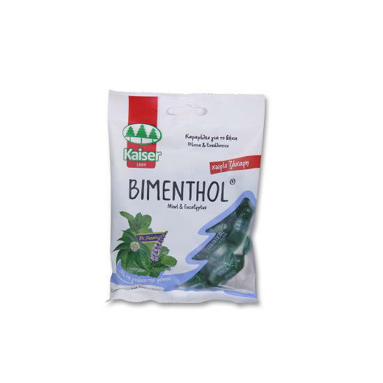 BIMENTHOL ΚΑΡΑΜΕΛΑ ΜΕΝΤΑ - ΕΥΚΑΛΥΠΤΟΣ 60GR BIMENTHOL ΚΑΡΑΜΕΛΑ ΜΕΝΤΑ - ΕΥΚΑΛΥΠΤΟΣ 60GR