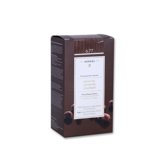 ARGAN OIL ADVANCED COLORANT 6.77 ΚΑΣΤΑΝΟ ΠΡΑΛΙΝΑ ARGAN OIL ADVANCED COLORANT 6.77 ΚΑΣΤΑΝΟ ΠΡΑΛΙΝΑ