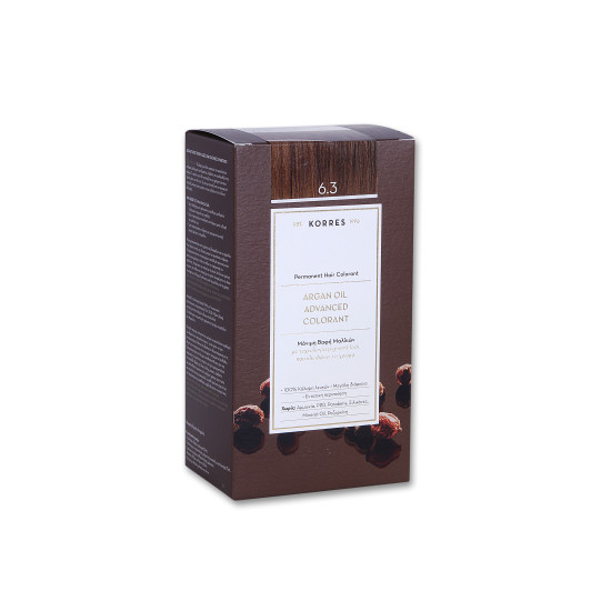 ARGAN OIL ADVANCED COLORANT 6.3 ΞΑΝΘΟ ΣΚΟΥΡΟ ΜΕΛΙ ARGAN OIL ADVANCED COLORANT 6.3 ΞΑΝΘΟ ΣΚΟΥΡΟ ΜΕΛΙ