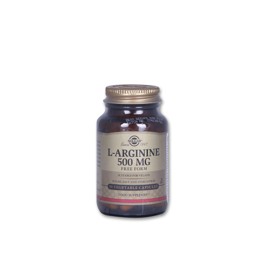 L-ARGININE 500MG 50VCAP L-ARGININE 500MG 50VCAP