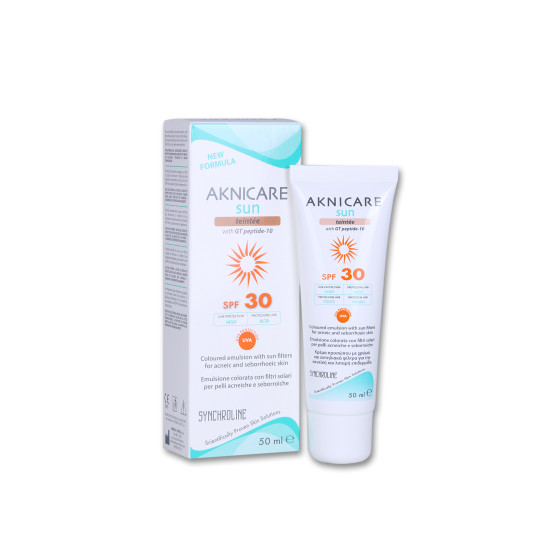 AKNICARE SUN TEINTEE SPF30 50ML AKNICARE SUN TEINTEE SPF30 50ML